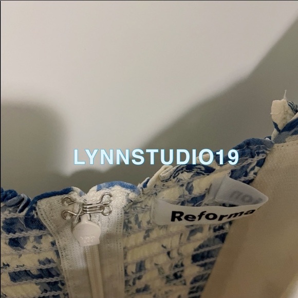 NWT Reformation Nikita Dress pompadour - Picture 8 of 8